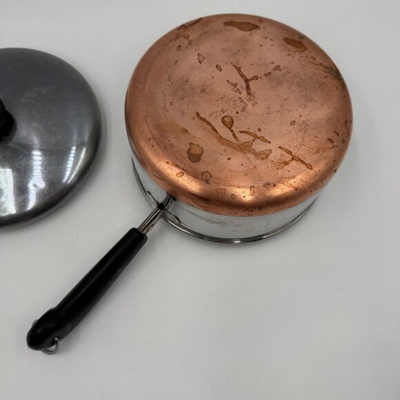 Revere Ware Vintage Stainless Copper Bottom 2-Quart Sauce Pan - Picture 4 of 8